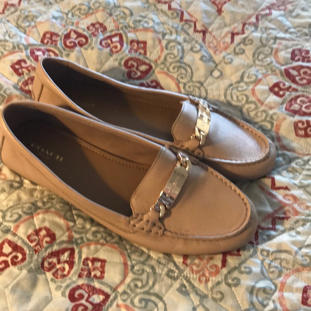 Coach Tan Loafers- like new 10B